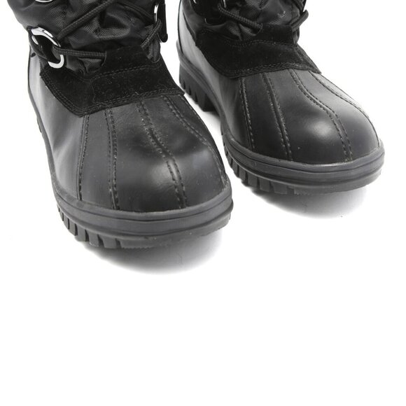 Aquatherm CANUK Black Waterproof Winter Boots Faux Fur Lined Thinsulate Outdoors - Picture 10 of 12